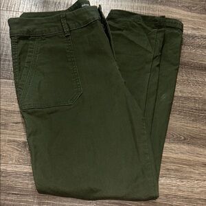 Old Navy Dark Green Women Pixie Pants